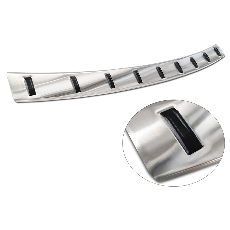 Stainless Steel Rear bumper protector   Audi A4 Avant B9 (incl. S-Line) 2015-2019 & Facelift 2019- - 'STRONG EDITION'