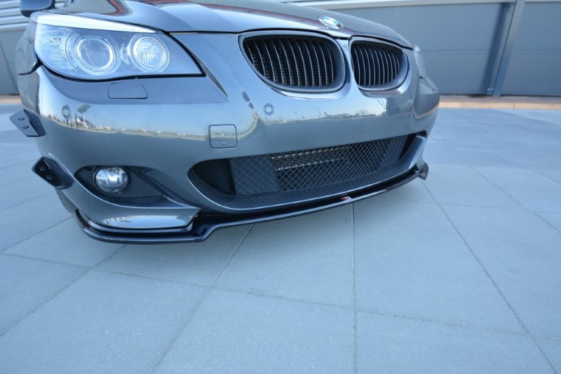 Voorspoiler BMW 5 E60/61 M-PACK Glanzend Zwart
