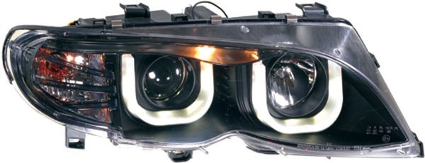 Koplampen BMW E46 01-05 Limousine/Touring Zwart