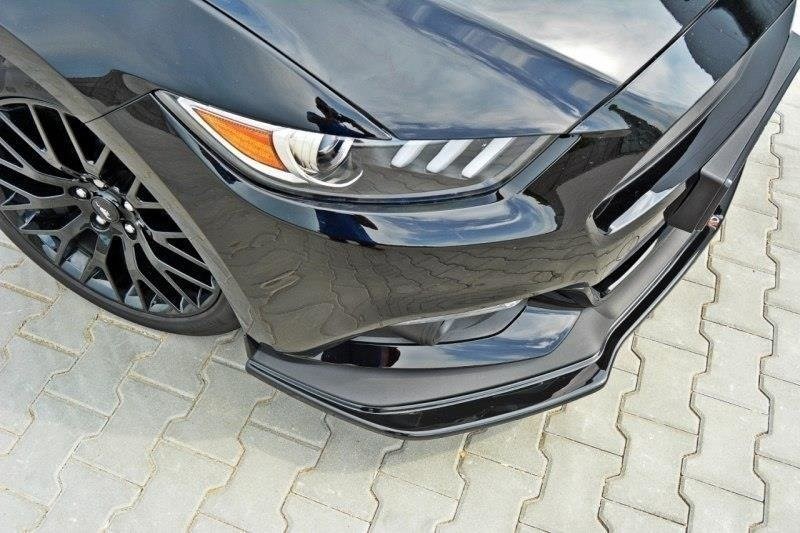 Voorspoiler Ford Mustang GT Mk6 Glanzend Zwart