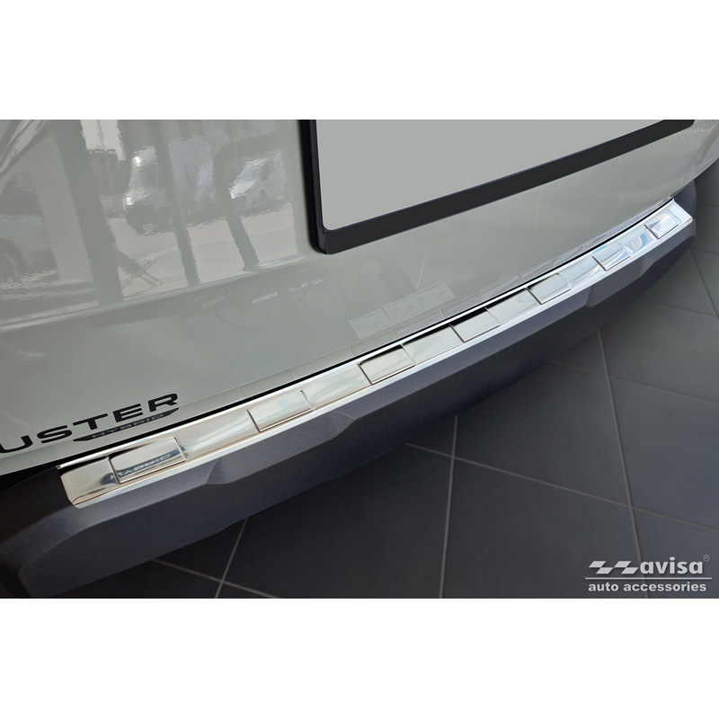 Stainless Steel Rear bumper protector  Dacia Duster III 2024- 'Ribs'