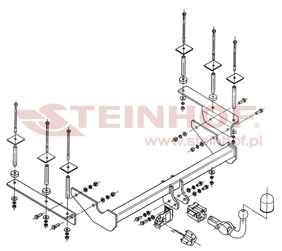 Trekhaak Opel Vectra C Estate (excl.OPC) 10/2003-2008