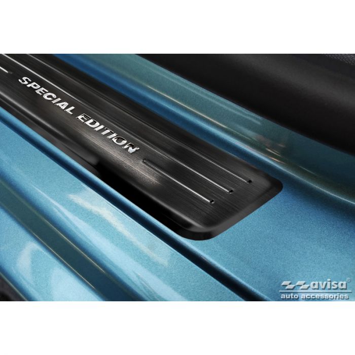 Zwart RVS Instaplijsten  Renault Zoe FL 2019- 'Special Edition' - 4-delig
