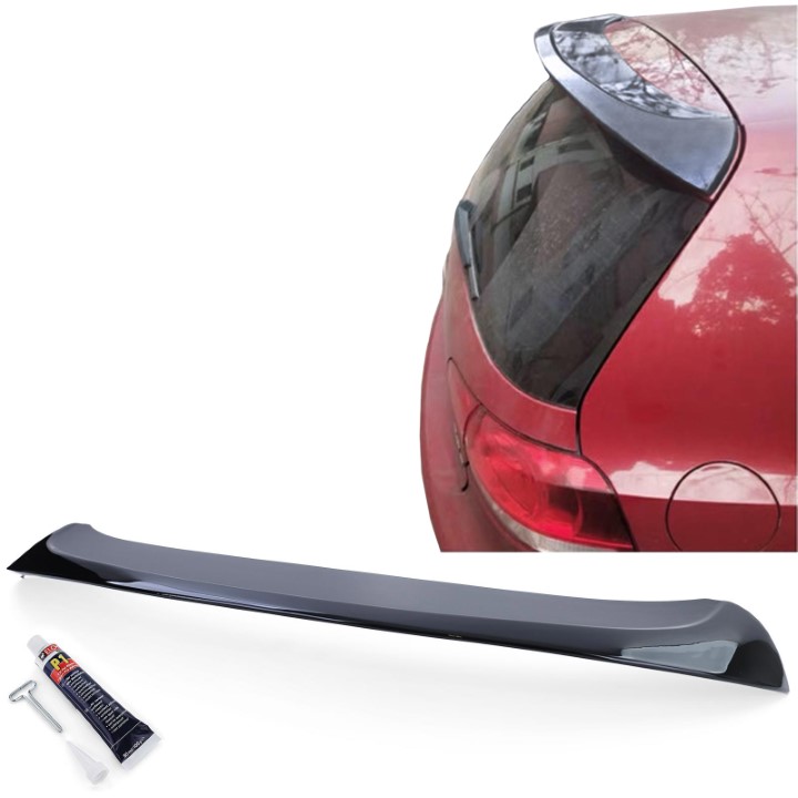 Dakspoiler VW Golf 6 Glans Zwart