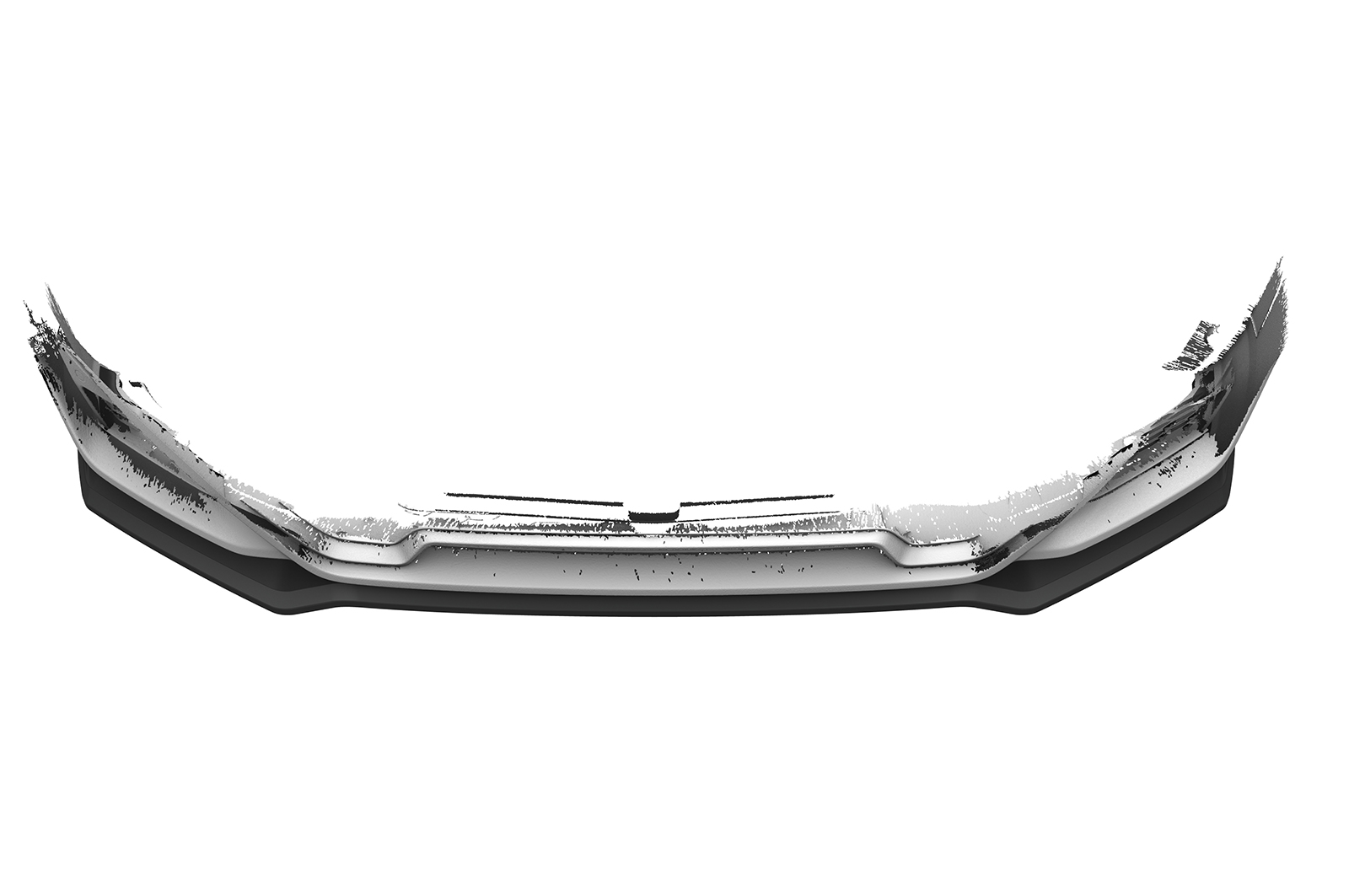 Voorspoiler BMW X1 M Pakket U11 CSR Glans Zwart
