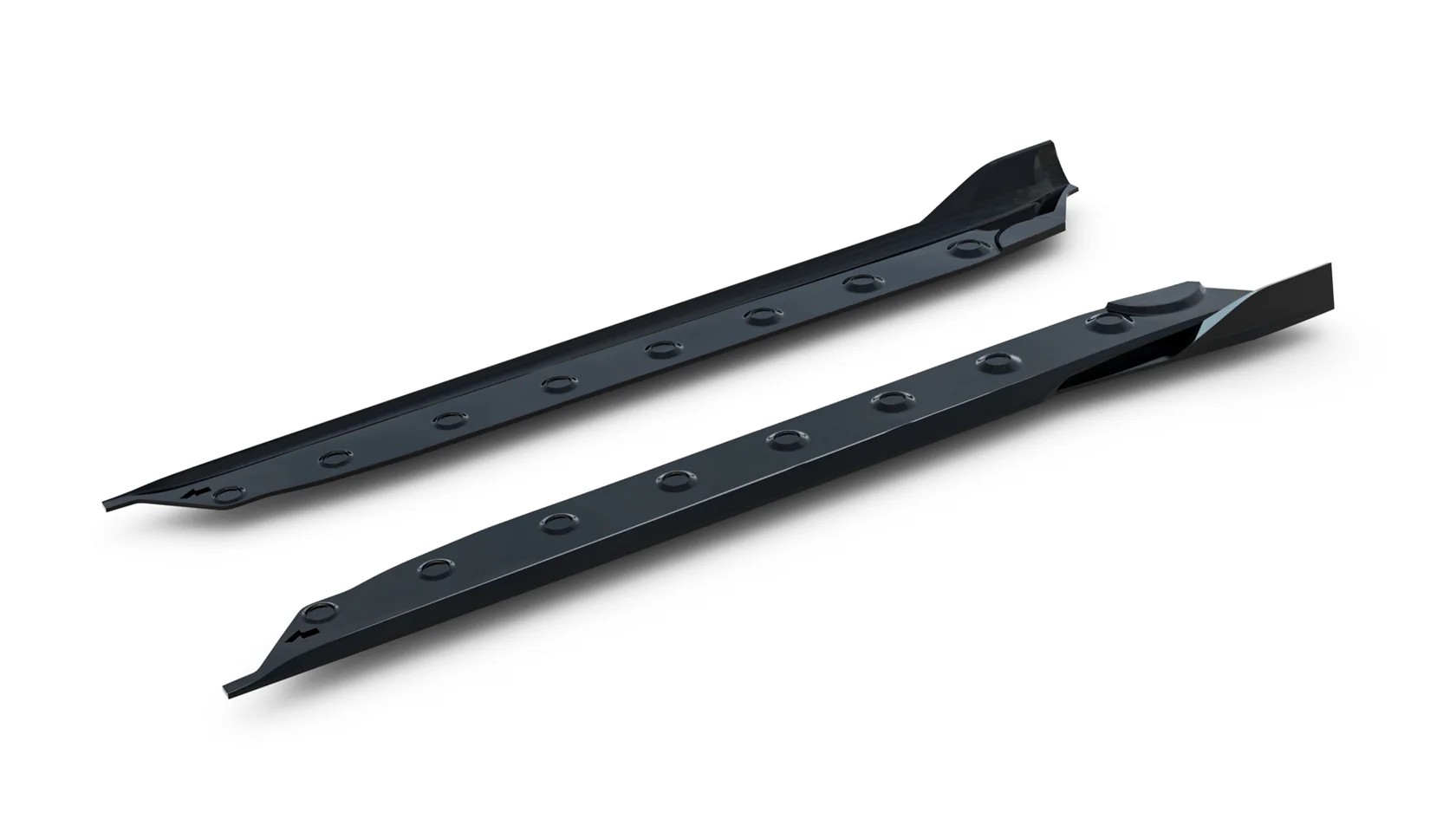 Zijskirts passend voor Porsche 911 Carrera Aero 992 Facelift Glans Zwart – Maxton Design