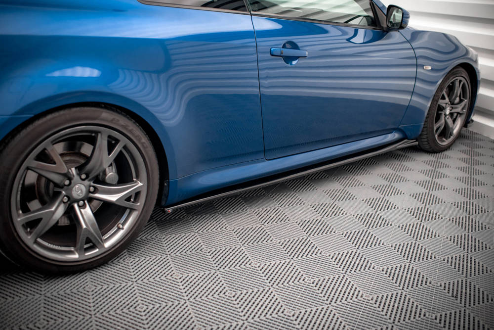 Zijskirts Infiniti G37 Coupe Maxton Glans Zwart