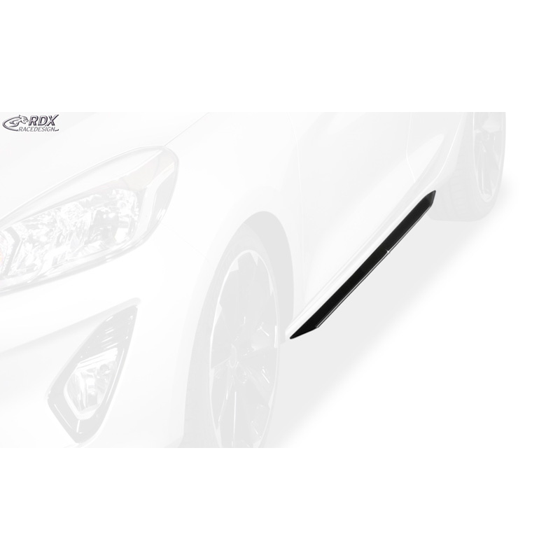 Side skirts 'Slim'  Ford Fiësta VIII (JHH) 2017- (ABS glossy black)