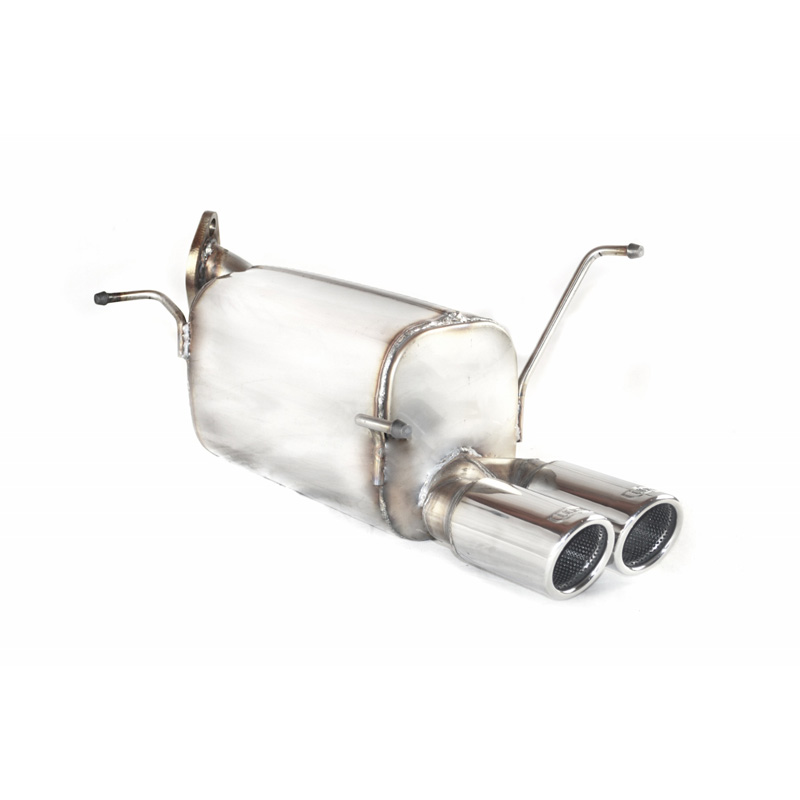 Stainless Steel sport exhaust  Suzuki Swift IV HB 1.2 69kW 2010- 2x 70mm