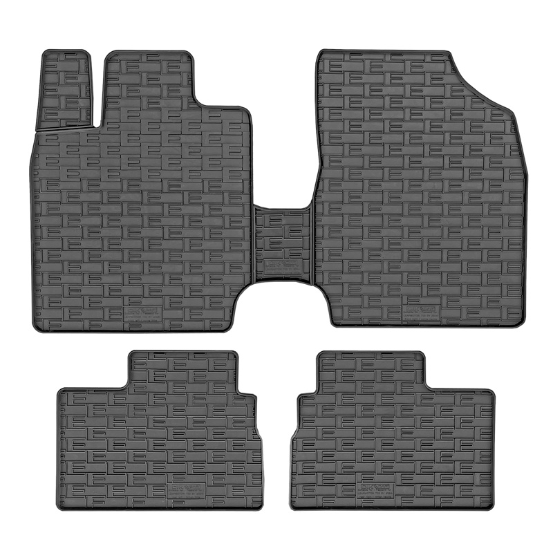 Rubber car mats set  Leapmotor T03 2024- (3-pieces)