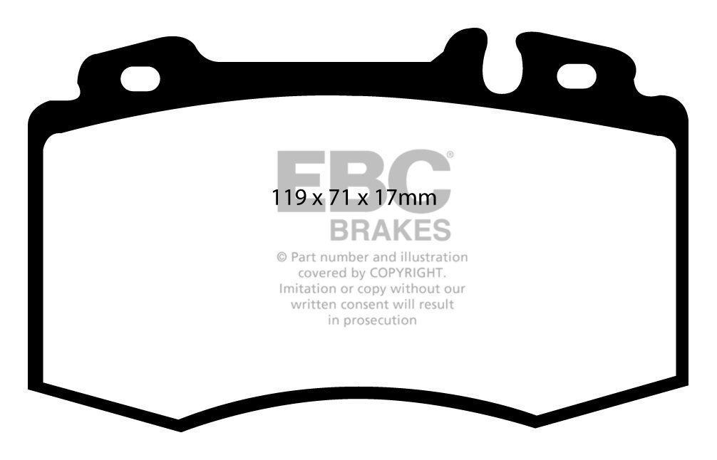 EBC Brakes MERCEDES CLK (C209) Models with AMG Package 2002-.. R