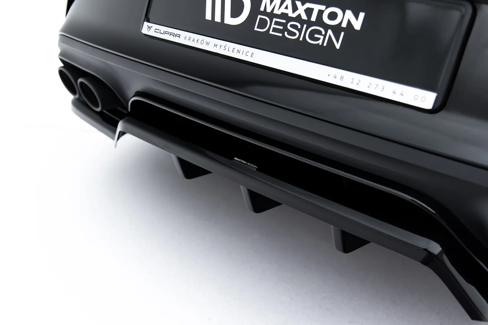 Achterdiffusor (with vertical bars) V.2 Cupra Leon Hatchback Mk1 Facelift