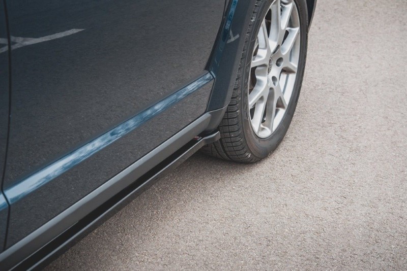 Zijskirts Diffusers Fiat Freemont Glanzend Zwart