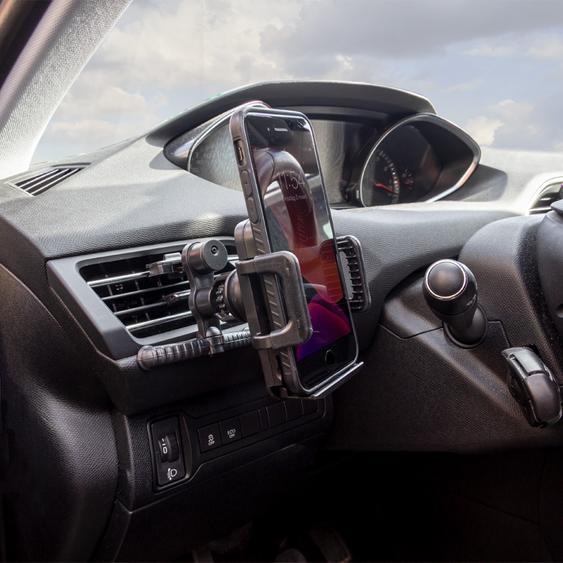 Universal Smartphone Holder with air vent mounting 50-100mm