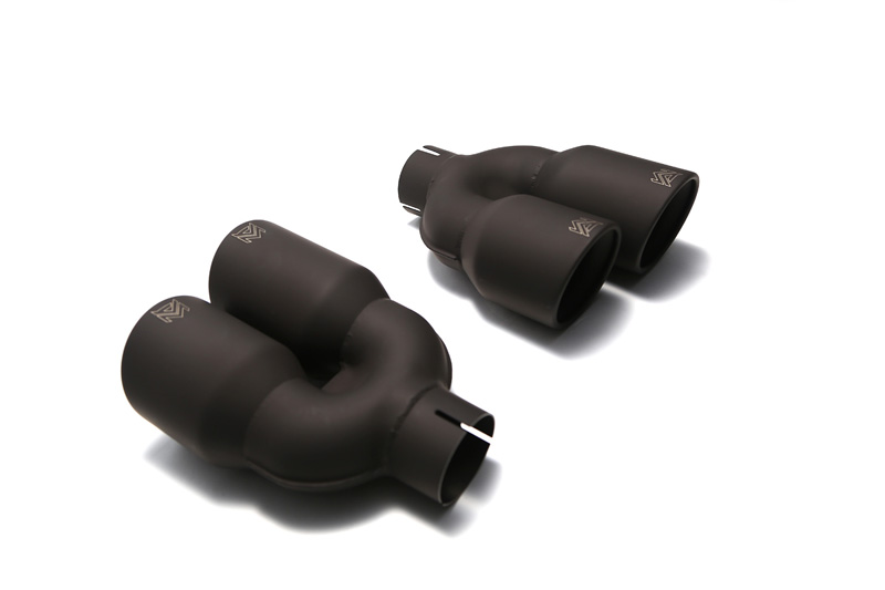 Armytrix BMW F15 X5 35i (N55B30) (2014-) Quad Matte Black Tips (
