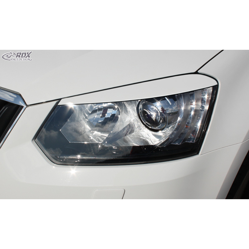 Koplampspoilers  Skoda Yeti 2014- (ABS)
