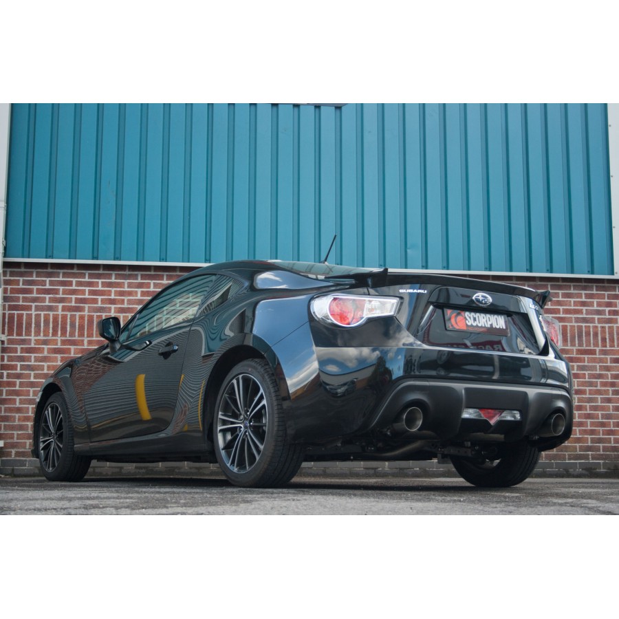 Subaru BRZ ZD8 Resonated secondary cat-back system Scorpion