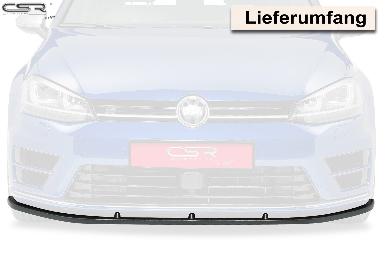 Voorspoiler VW Golf 7 R