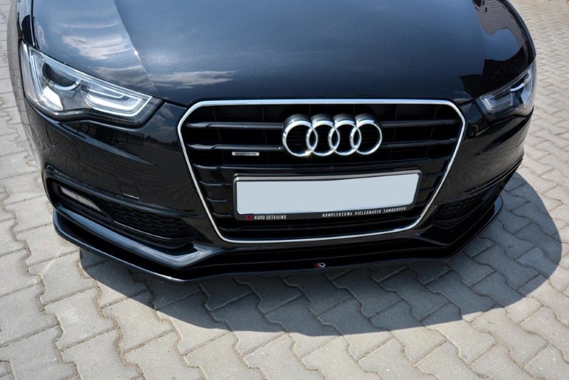 Voorspoiler Audi S5 / A5 S-Line 8T FL V.2 Glanzend Zwart