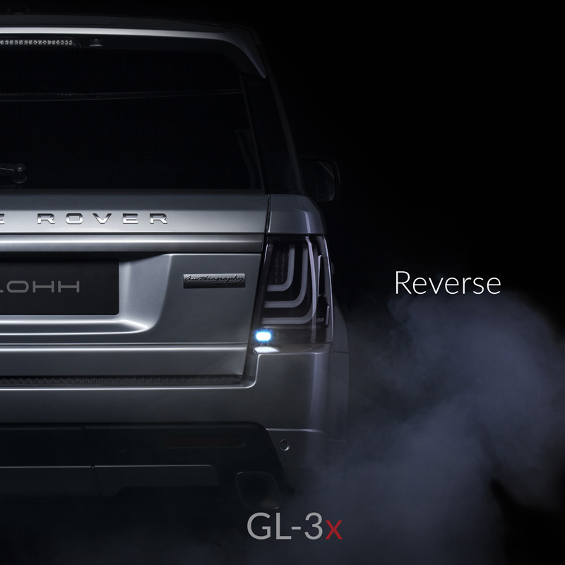 Glohh GL-3 Dynamic LED Tail Lights  Range Rover Sport L320 2005-2009 & 2010-2013 - Black