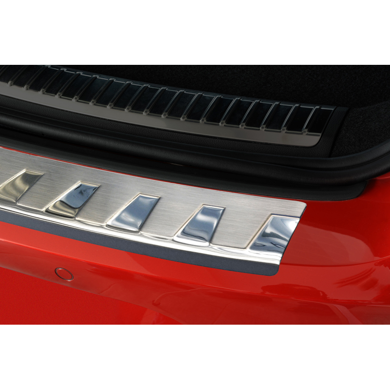RVS Achterbumperprotector  Seat Leon 5F ST 2013-2020 'Ribs'