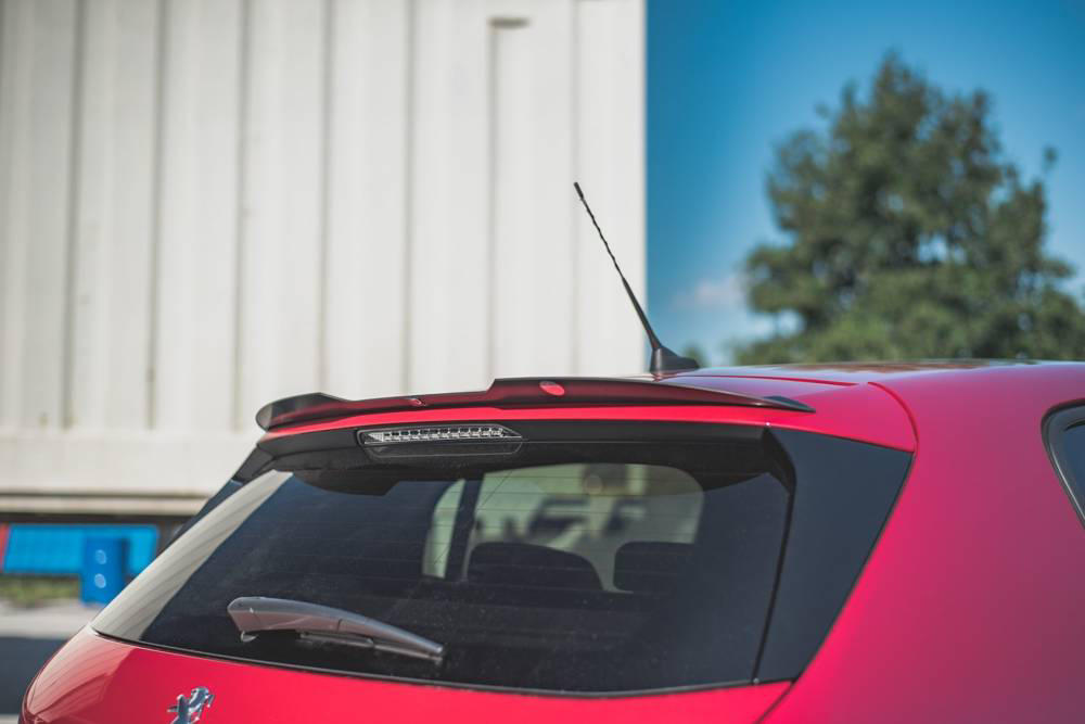Spoiler Cap Peugeot 308 GT MK2 Facelift 18-.. Glans Zwart