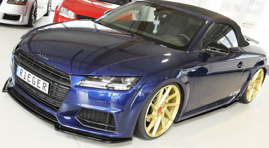 Zijskirts Audi TT S/RS 8J1-FV/8S 16-18 ABS Rieger (Set)