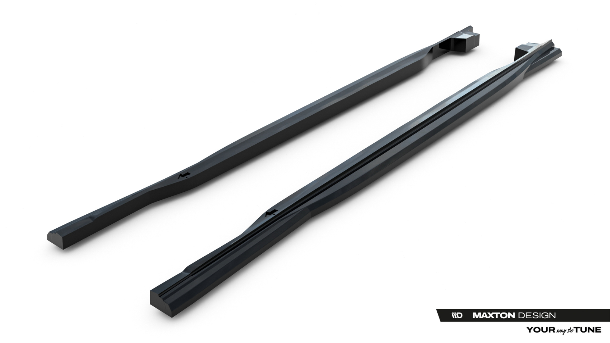 Zijskirts Land Rover Range Rover Sport MK2 Maxton Glanzend zwart