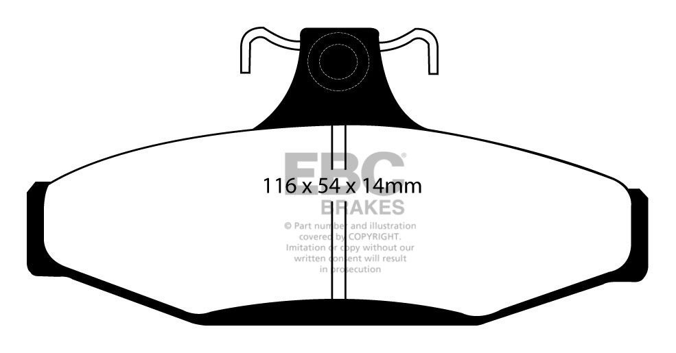 EBC Brakes HOLDEN (Aust/NZ) Commodore (VH) 5.0 81-84 Remblokken