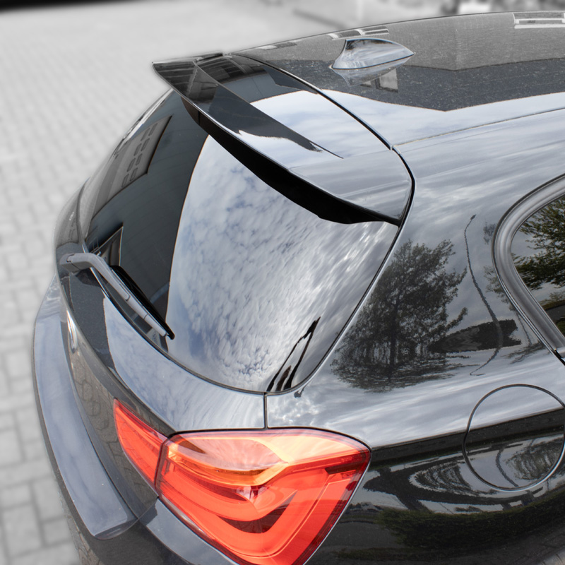Dakspoiler  BMW 1-Serie F20/F21 3/5-deurs 2011-2019 (ABS Glanzend zwart)