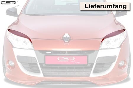 Koplampspoilers Renault Megane