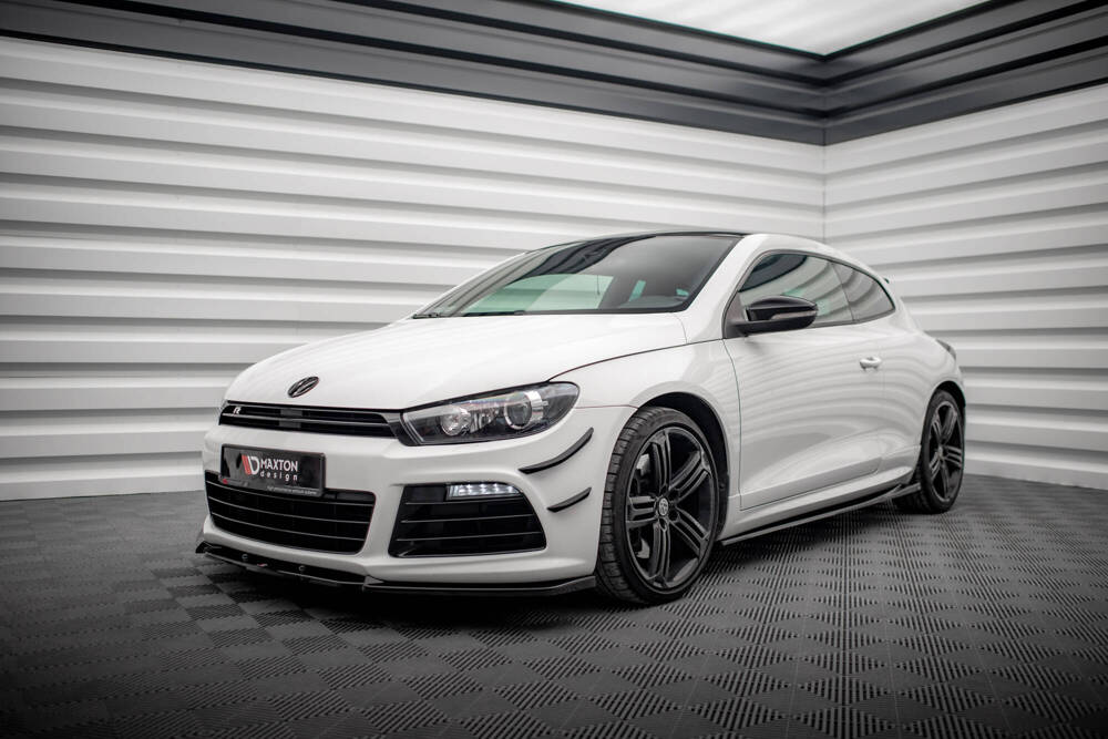 Zijskirts V.2 Volkswagen Scirocco R Maxton Glans Zwart