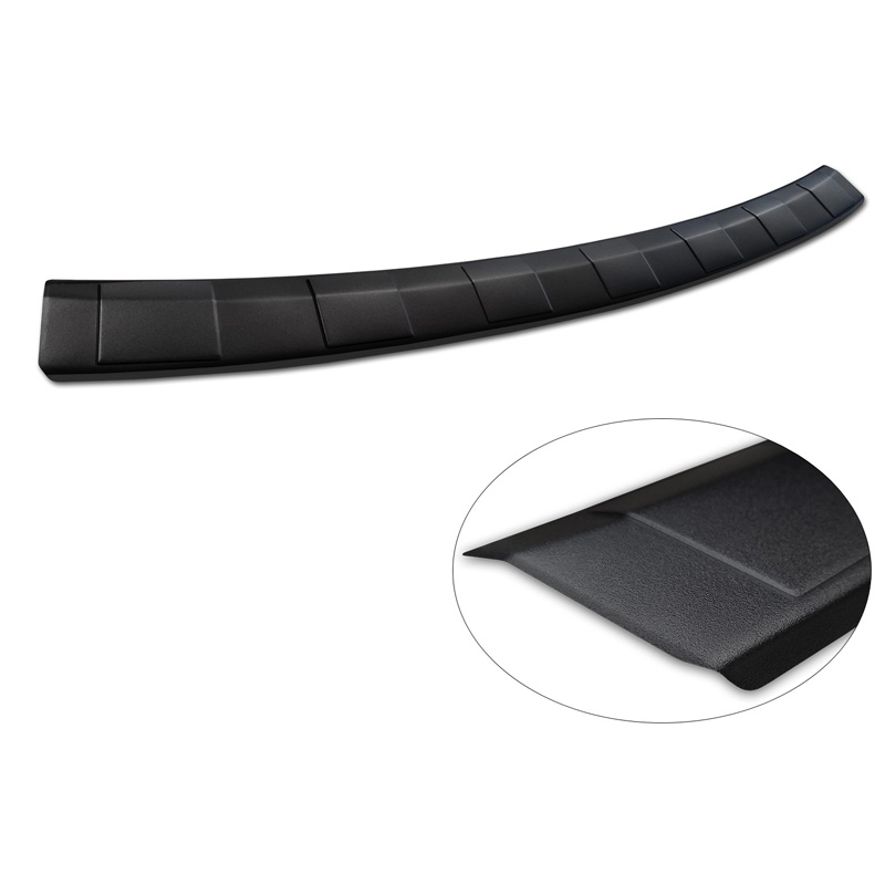 Matzwart RVS Achterbumperprotector  Skoda Octavia Combi (NX5) incl. RS 2020-2024 & FL 2024- 'Ribs'
