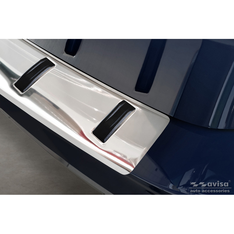 Stainless Steel Rear bumper protector  Skoda Kamiq 2019- 'STRONG EDITION'