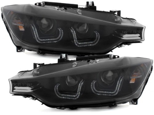 Headlights BMW 3-Serie F30/F31 black
