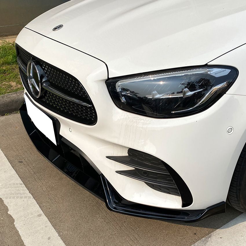 Voorspoiler Mercedes E Klasse W213 / C238 AMG Pakket FL Glans Zwart