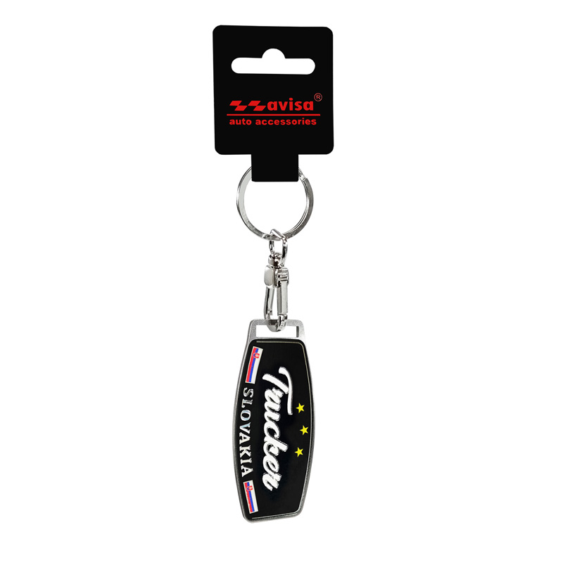 RVS sleutelhanger - Trucker/Slovakia
