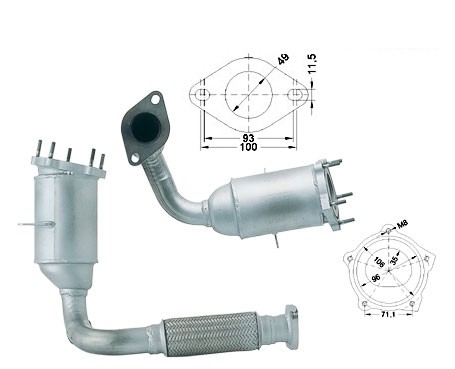 Ford PUMA 1.4i 16V 1388 cc 66 Kw / 90 cv ZH14 / FHA Magnaflow CA