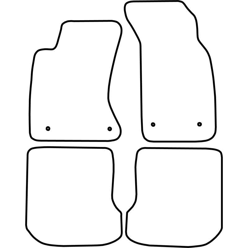Automatten  Audi A4 1995-1999