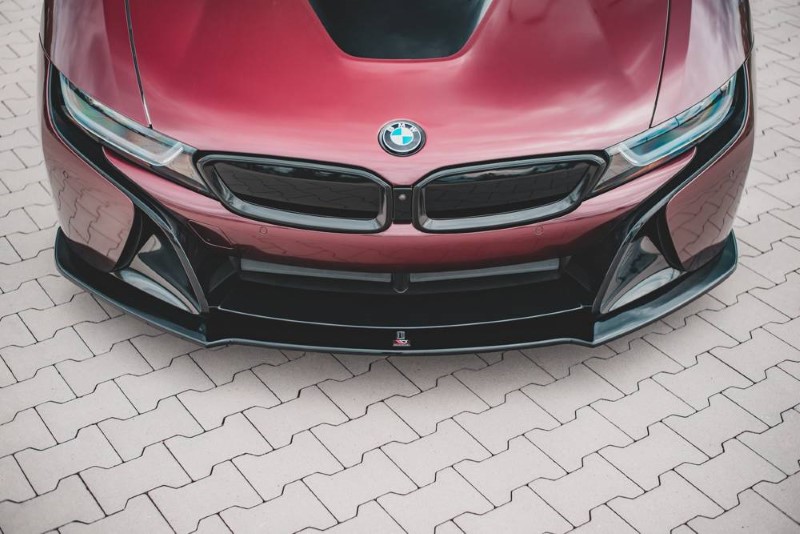 Voorspoiler BMW I8 Glanzend Zwart