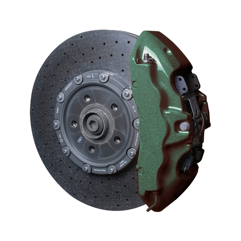 Foliatec Brake Caliper Lacquer Set - green hell metallic - 3 Components