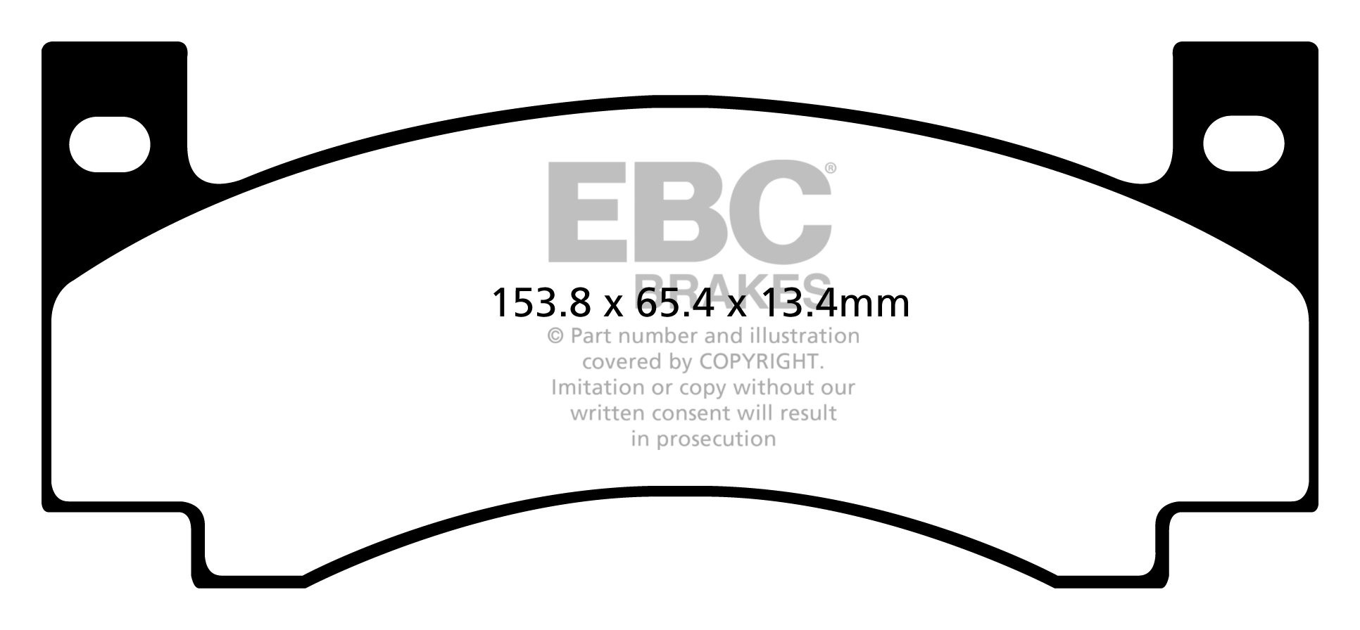 EBC Brakes DODGE (USA) Challenger 5.9 1974 Remblokken voorzijde
