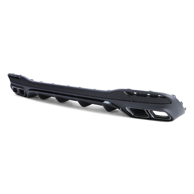 Diffusor Mercedes GLE W166 SUV (15-19) GLE63 Design incl. sierstukken zwart