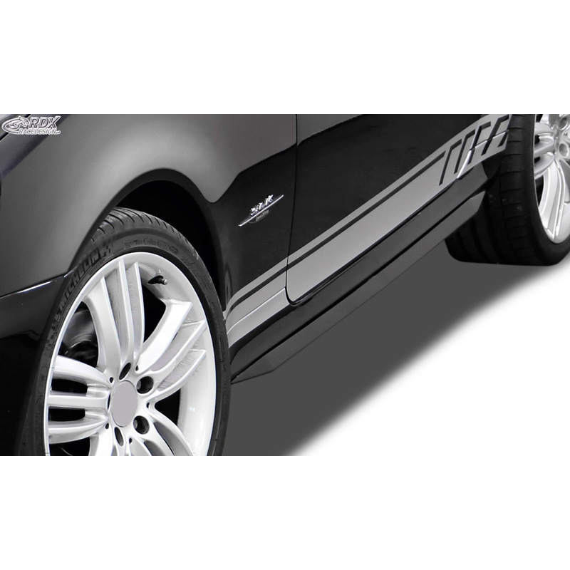 Side skirts 'Slim'  Mercedes SLK R171 (ABS glossy black)