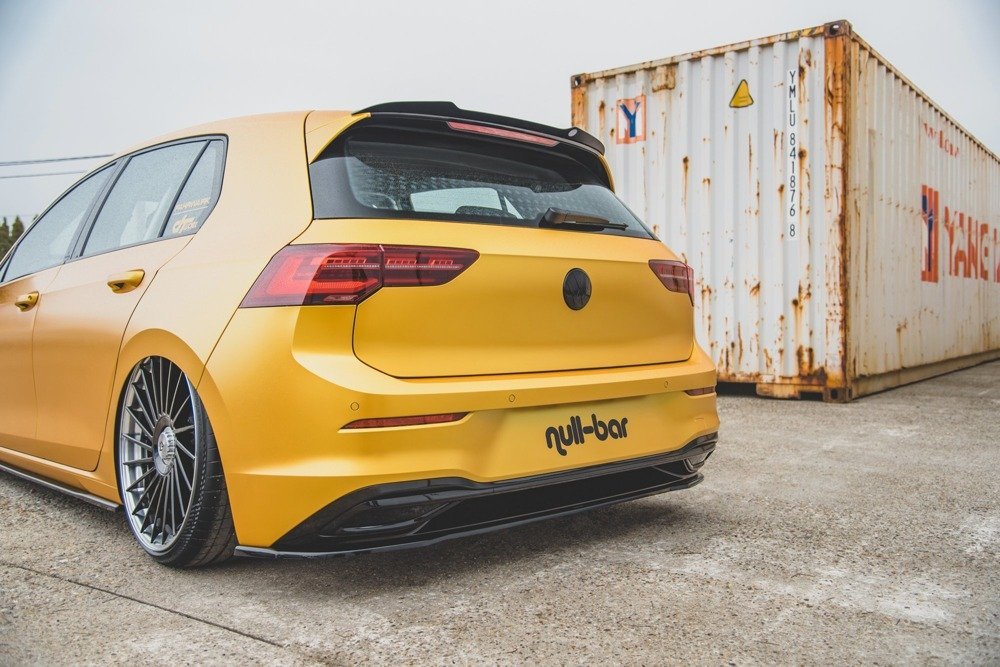 Spoiler V.1 Volkswagen Golf 8 Maxton Glans Zwart