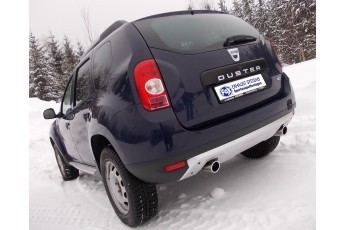 Dacia Duster 4x4 Einddemper dwars Uitgang rechts/links - 1x80 Ty