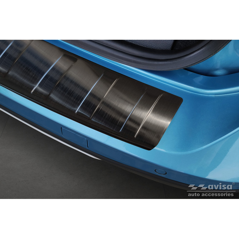 Zwart RVS Achterbumperprotector  Ford Tourneo Connect III 2022- 'Ribs'