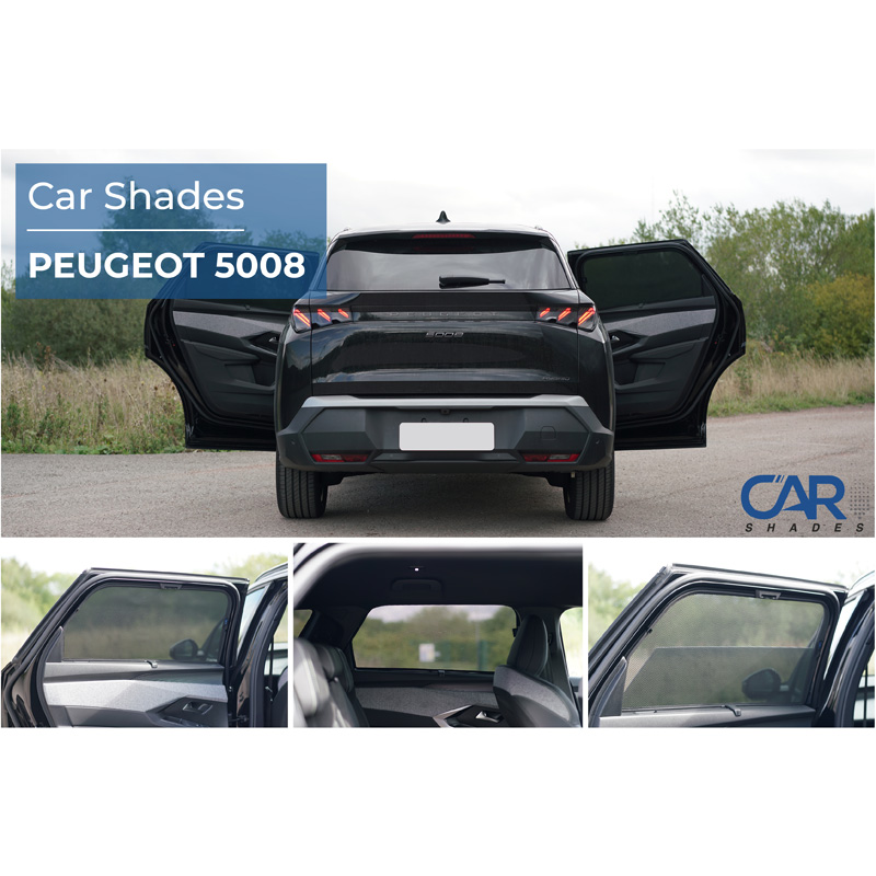 Set Car Shades (rear side doors)  Peugeot 5008 III 2024- (2-pieces)