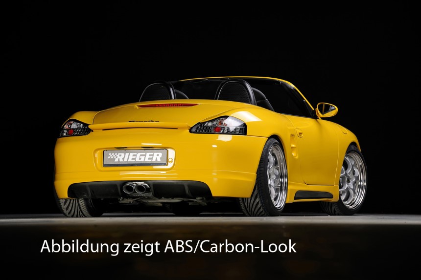 Diffuser Porsche Boxster dubble uitlaat Rieger