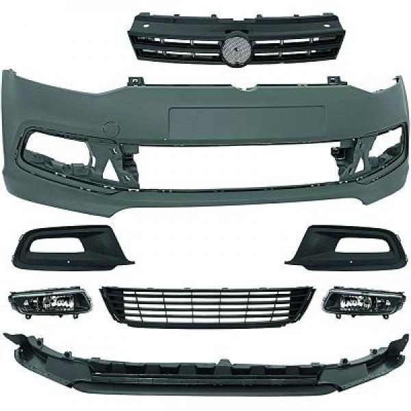 Voorbumper VW Polo 6R 6C 09-17 R-Look